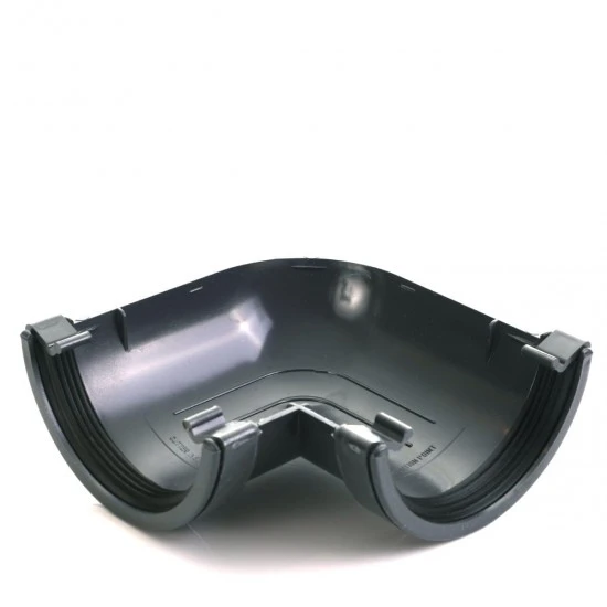 Dark Grey Round 90º Angle 