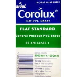 Flat Plastic Sheet 2000 x 1000 x 0.8mm