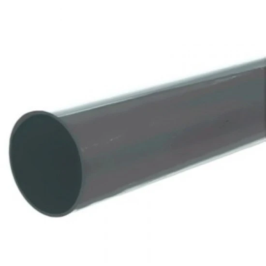 Anthracite 7016 Round Down Pipe 4 m Length