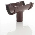 Brown deep flow guttering