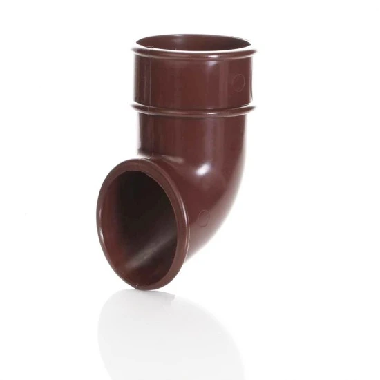 Brown Round Downpipe Shoe 68mm 