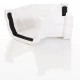 White Ogee Gutter 135° Corner