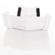 White Ogee Gutter 135° Corner
