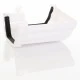 White Ogee Gutter 90° Corner