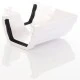 White Ogee Gutter 90° Corner