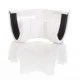 White Half Round Gutter 135º Angle (RA2W)