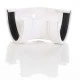 White Half Round Gutter 135º Angle (RA2W)