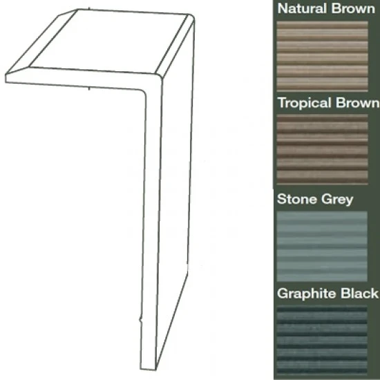 DuoFuse Colour Matched Aluminium 'L' Trim