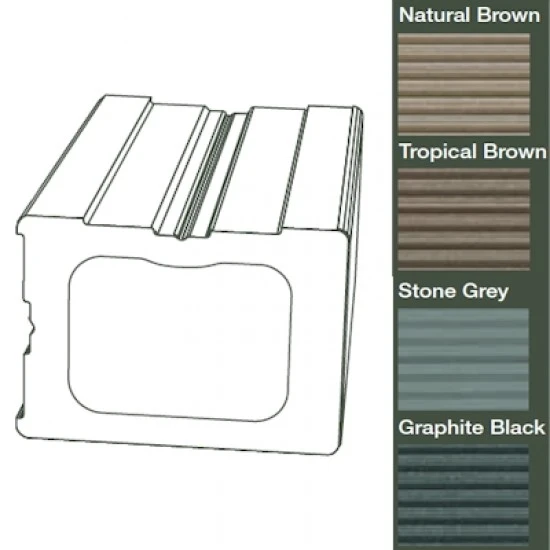 DuoFuse Decking Support Beam - Black Only DuoFuse Decking Support Beam - Black Only