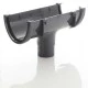 FloPlast Anthracite Grey High Capacity Running Outlet