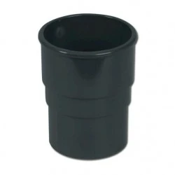 Graphite Grey Round Downpipe Socket