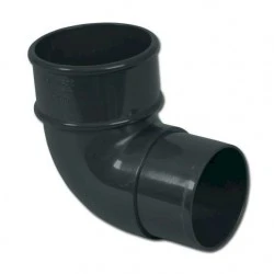 Graphite Grey Round Offset 90º Bend 