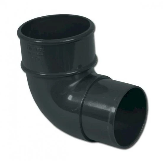 Graphite Grey Round Offset 90º Bend 