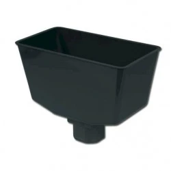 Graphite Grey Square Round Hopper Head Graphite Grey Square Round Hopper Head