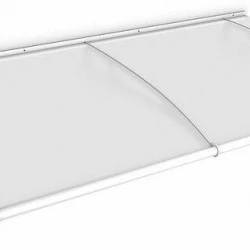 White Frame 1.9m Frosted 