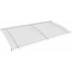 White Frame 1.9m Frosted 