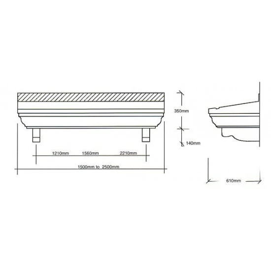 Warwick GRP Overdoor Canopy
