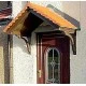 The Cheltenham GRP Over Door Canopy Woodgrain The Cheltenham GRP Over Door Canopy Woodgrain