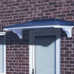 Ilkley GRP Overdoor Canopy - Lead Effect Top