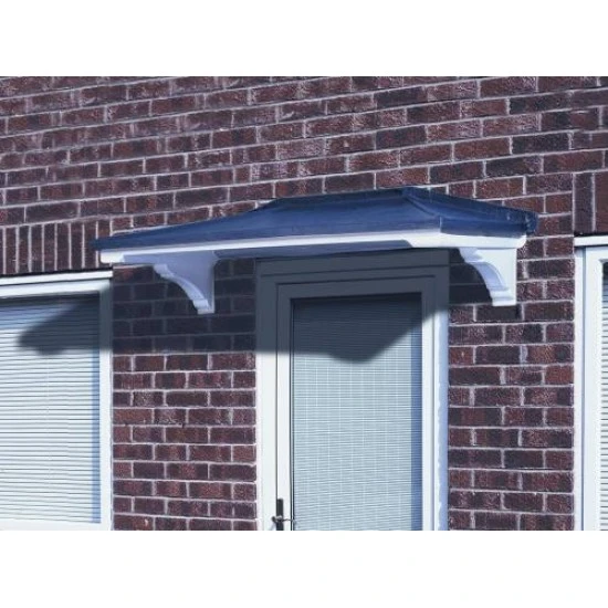 Ilkley GRP Overdoor Canopy - Lead Effect Top Ilkley GRP Overdoor Canopy - Lead Effect Top