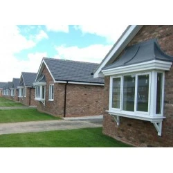 Sherbourne GRP Overdoor Canopy - Simulated Lead Look Roof