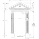 Victorian Top & Pillar Set - GRP Door Surround