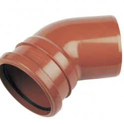 110mm Pipe Single Socket Bend 45° -D163