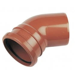 110mm Pipe Single Socket Bend 45° -D163