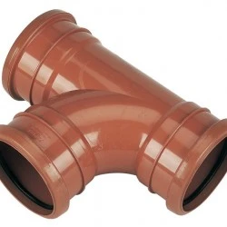 110mm Pipe Tee Junction 87.5° - D191