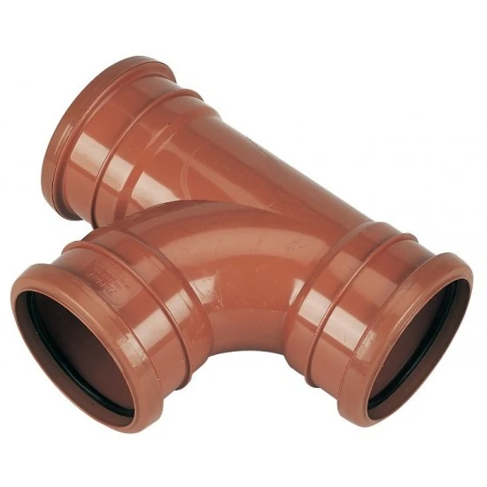 110mm Pipe Tee Junction 87.5° - D191