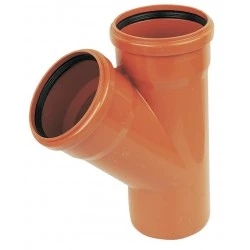 110mm Pipe 45° Y- Junction - D210