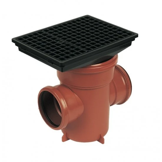 Back Inlet Bottle Gully Rectangular Grid - D530