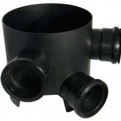  270mm Drain Chamber Base - D810 45° Inlet 