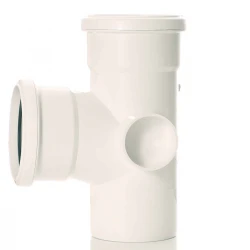 White Soil Pipe 110mm Branch 92.5º