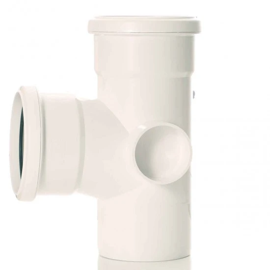 White Soil Pipe 110mm Branch 92.5º