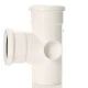 White Soil Pipe 110mm Branch 92.5º