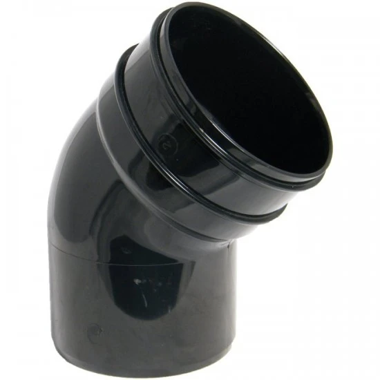 Soil Pipe 135º Offset Bend - Bottom Black  (SP435B) 