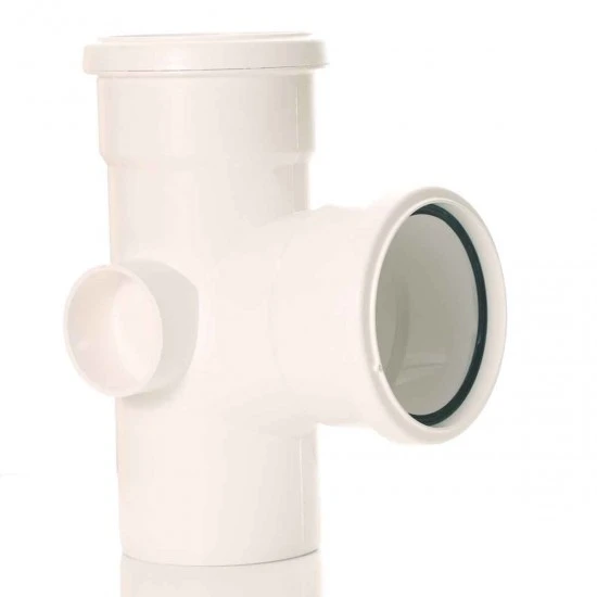 White Soil Pipe 110mm Branch 92.5º