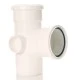 White Soil Pipe 110mm Branch 92.5º