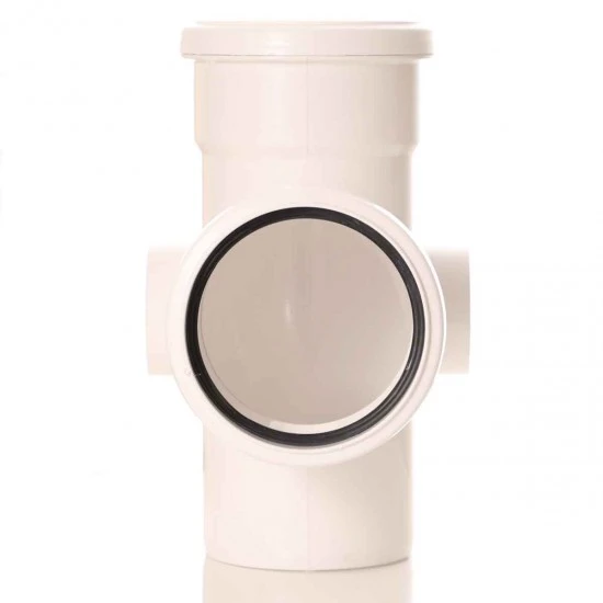 White Soil Pipe 110mm Branch 92.5º