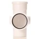 White Soil Pipe 110mm Branch 92.5º