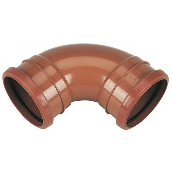 160mm Under Ground Pipe 87.5° Bend Double Skt - 6D561