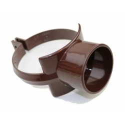 110mm Brown Soil Pipe Strap On Boss - SG40BR