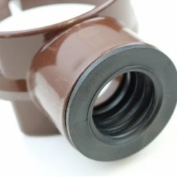 110mm Brown Soil Pipe Strap On Boss To Fit A 32mm Pipe- SG40BR