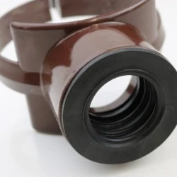 110mm Brown Soil Pipe Strap on Boss To Fit A 40mm Pipe- SG40BR