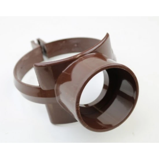 110mm Brown Soil Pipe Strap On Boss - SG40BR