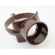 110mm Brown Soil Pipe Strap On Boss - SG40BR
