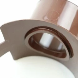 110mm Brown Soil Pipe Strap On Boss To Fit A 32mm Pipe- SG40BR 110mm Brown Soil Pipe Strap On Boss To Fit A 32mm Pipe- SG40BR
