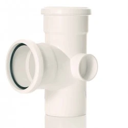 White Soil Pipe 110mm Branch 92.5º