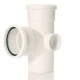 White Soil Pipe 110mm Branch 92.5º